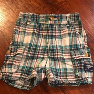 🔴 OshKosh plaid shorts •